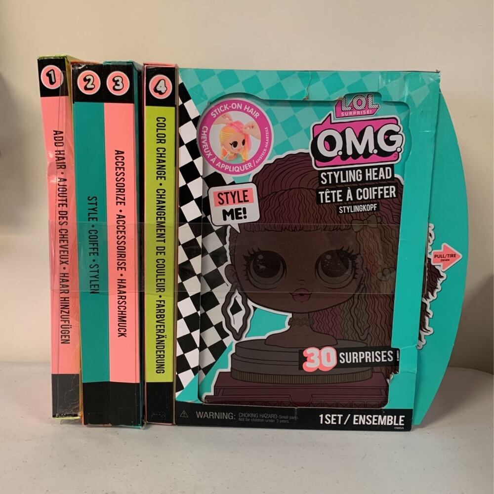 L.O.L. Surprise! O.M.G. Styling Head Neonlicious With 30 Surprises - 1 S…
